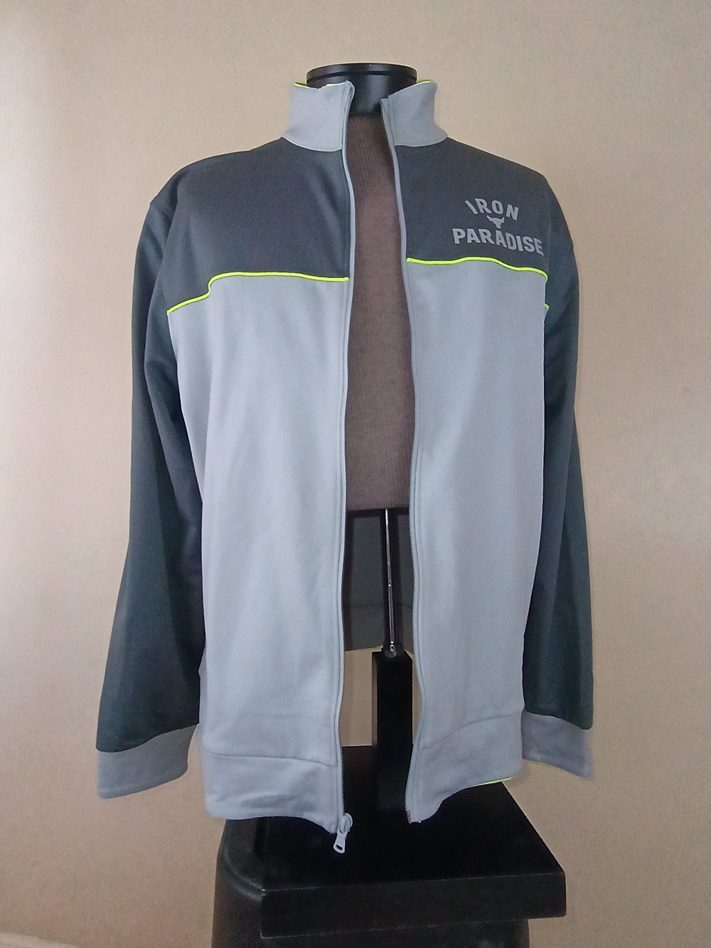 Under Armour Project Rock Iron Paradise Track Jacket Full Zip - Size XL